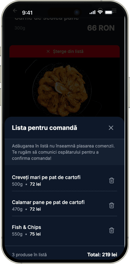 Lista comenzii