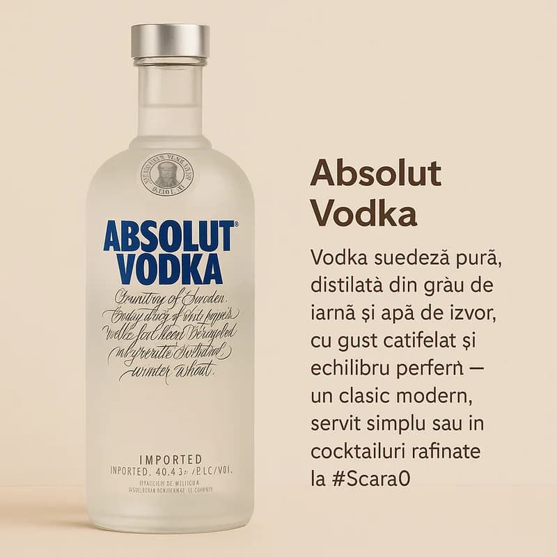 Vodka Absolut 40%