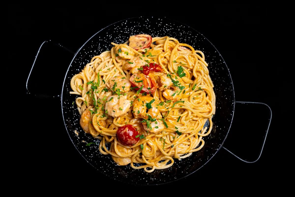 Spaghetti cu creveți