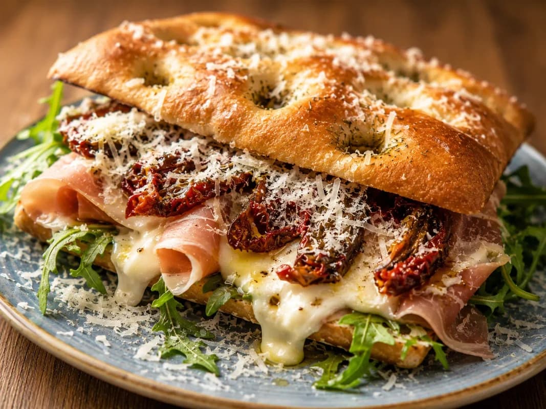Sandwich cu Prosciutto si Mozzarella / Prosciutto & Mozzarella Sandwich