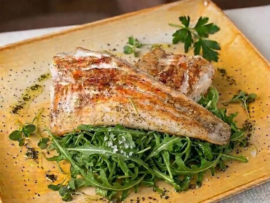 File de Biban de Mare la Gratar / Grilled Sea Bass File
