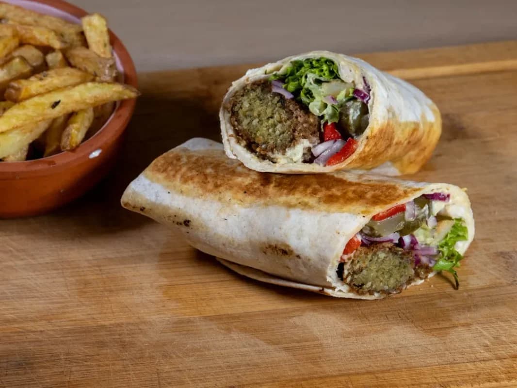Wrap Falafel & Hummus