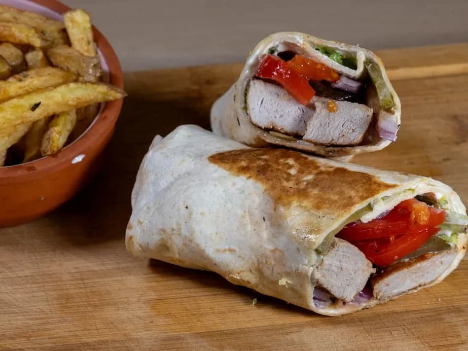 Wrap Pork Souvlaki
