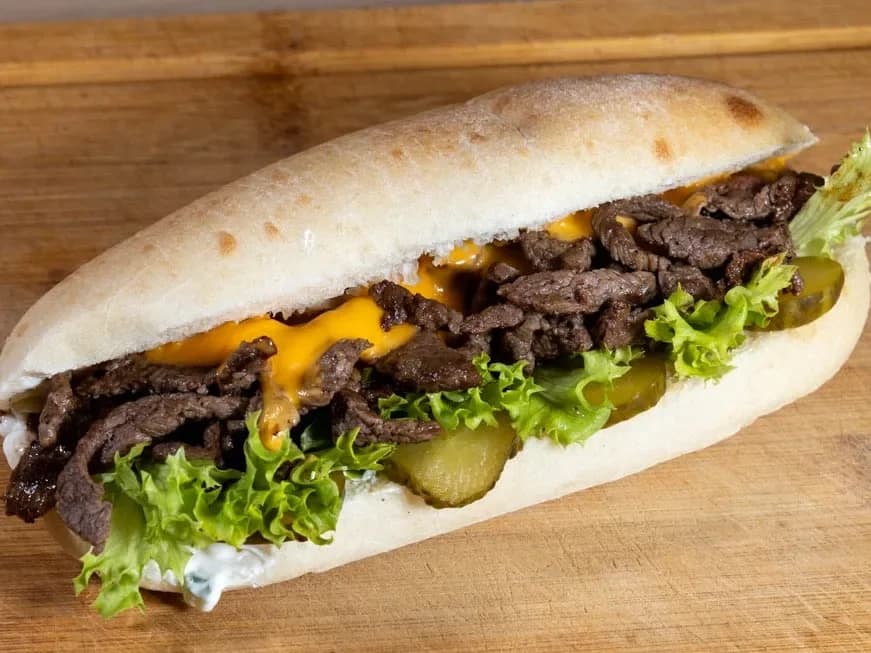 Panini Cheesy Steak Beef