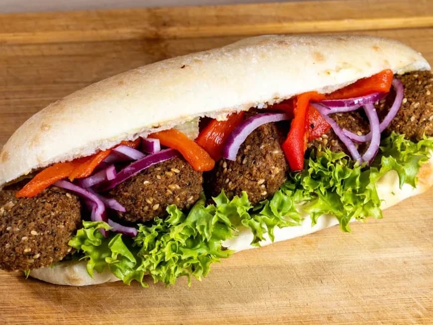 Panini Falafel & Hummus