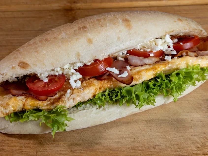 Panini Omlette & Bacon