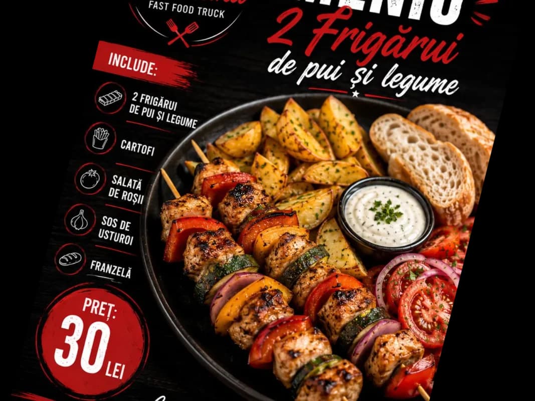 MENIU FRIDARUI DE PUI CU LEGUME