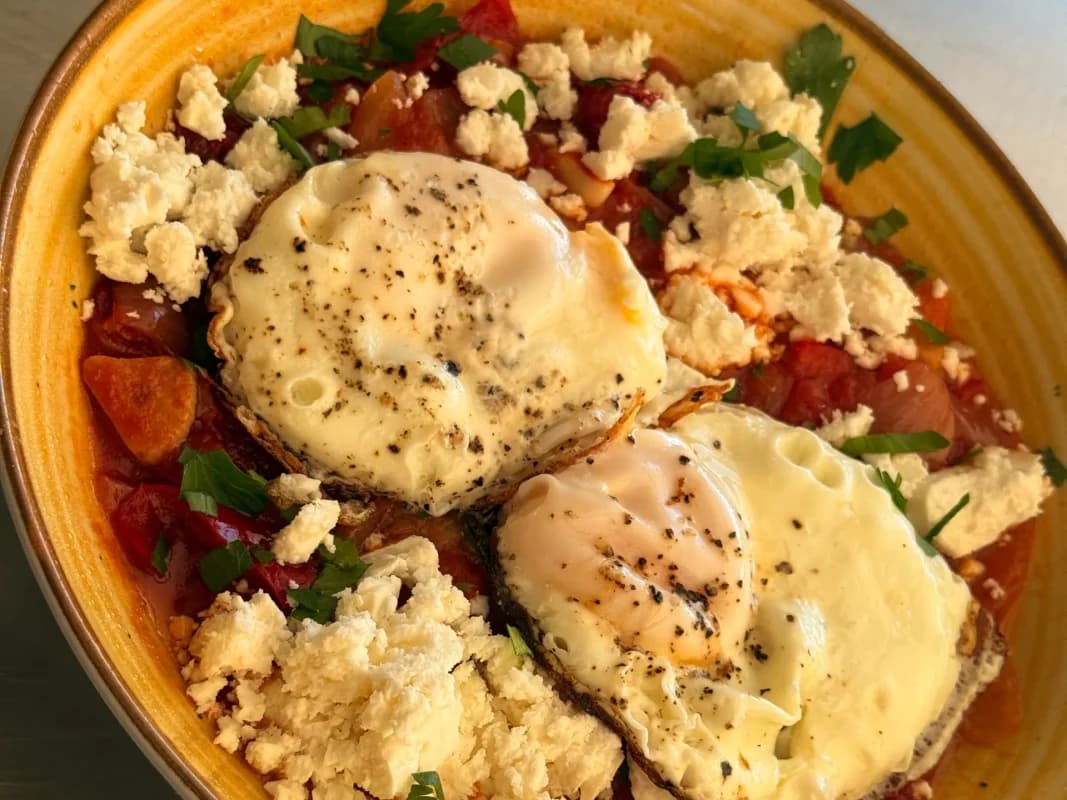 Spanish SHAKSHUKA Eggs